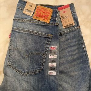 Levi 559 Relaxed Fit Straight Leg Jeans W 36 L 36 Light Wash